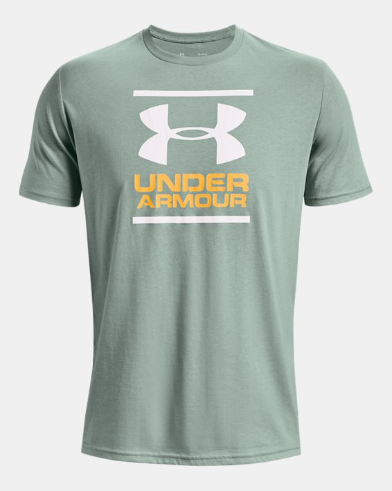 Men's UA GL Foundation Short Sleeve T-Shirt, Gray, pdpMainDesktop image number 4